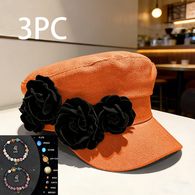 Elegant Checkered Lady's Hat