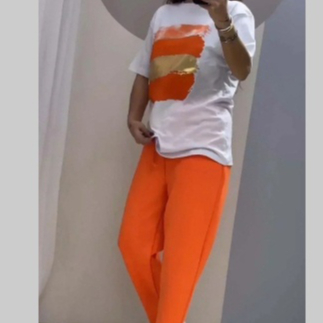 Womens Casual Top And Pants Set