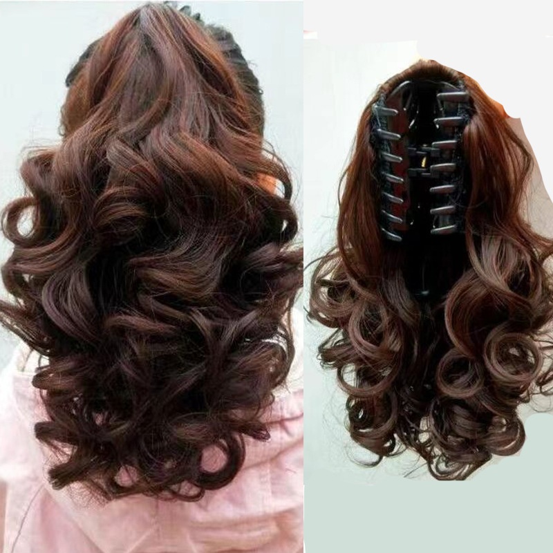 Short Curly Ponytail Tiger-claw Clip