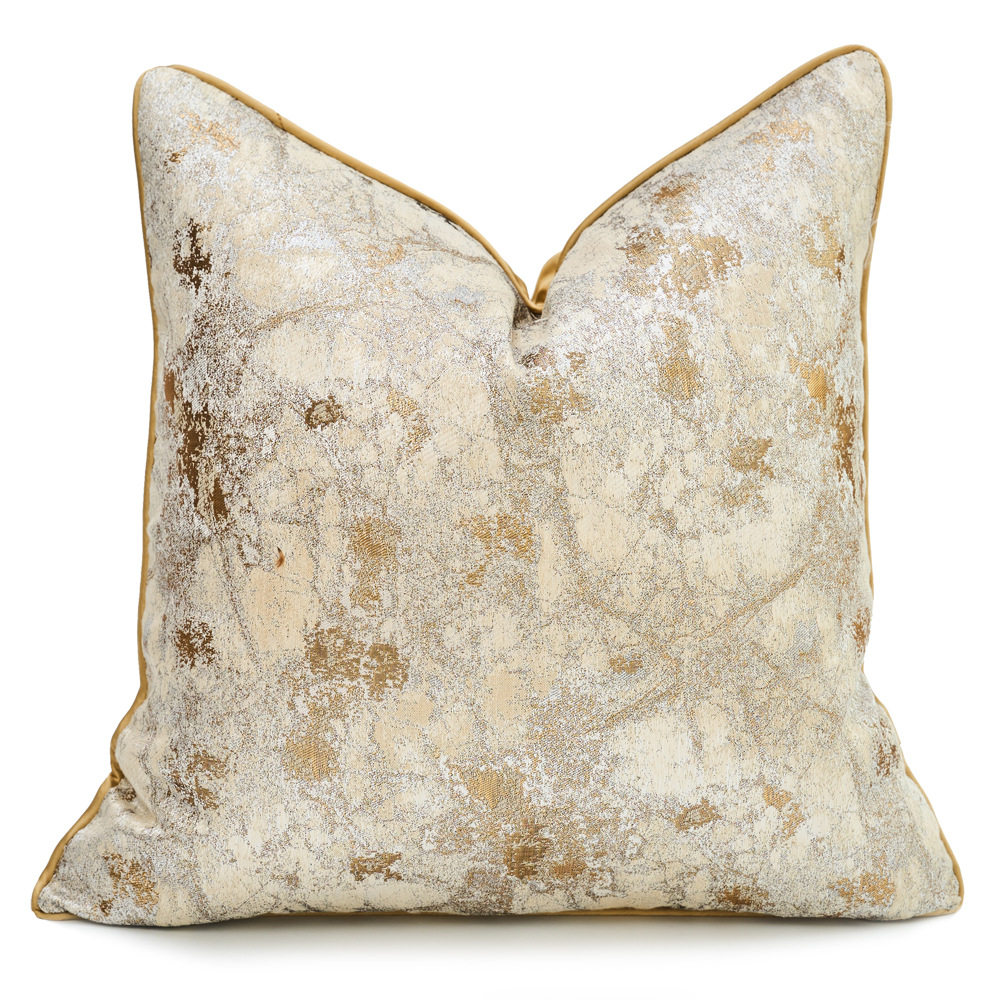Shell-Pattern Modern Light-Luxury High-Precision Jacquard Soft Decor Pillow Cover 5