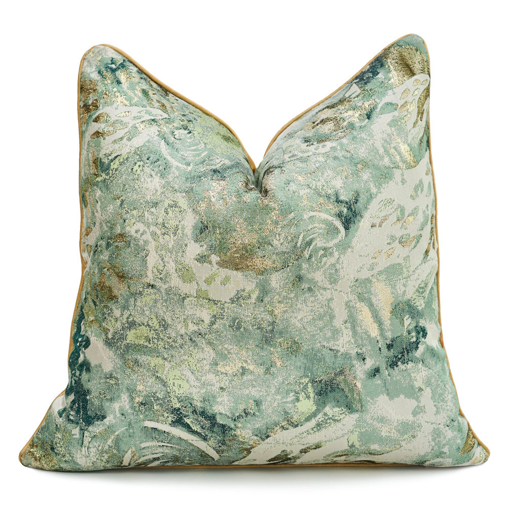 Shell-Pattern Modern Light-Luxury High-Precision Jacquard Soft Decor Pillow Cover 4