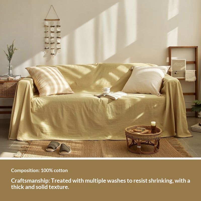 Instagram-inspired Sofa Cover In Yellow Pink And Greenfully Covering And Cat-claw Resistant 8