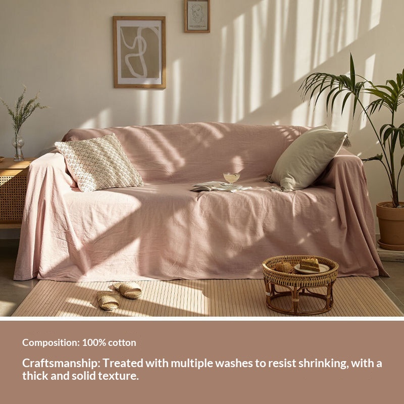 Instagram-inspired Sofa Cover In Yellow Pink And Greenfully Covering And Cat-claw Resistant 7