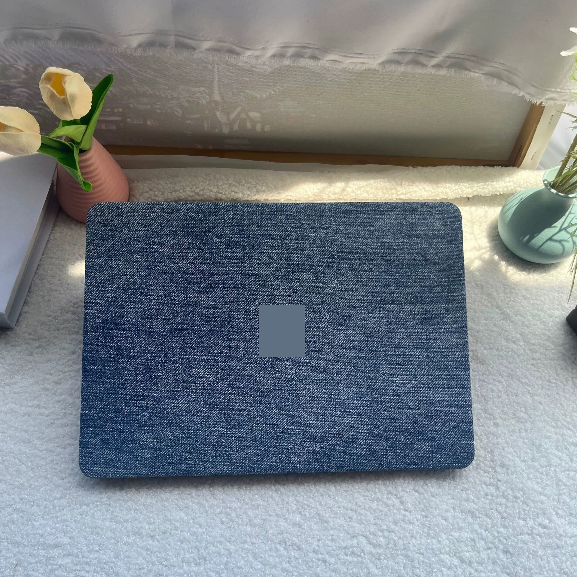 PU Laptop Case With Denim Pattern For MacBook Pro 131415-inch Models
