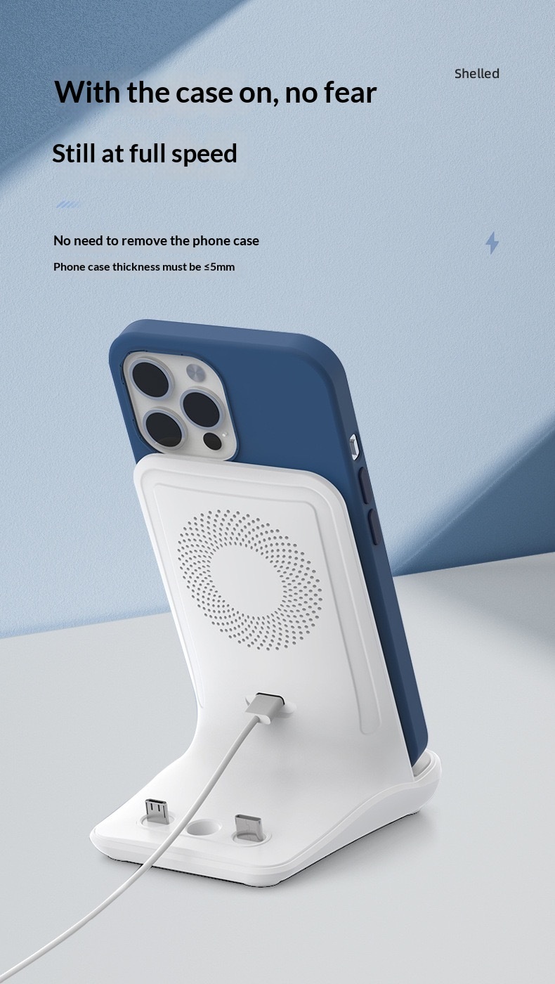 Fast-Charging Wireless Phone Charging Stand