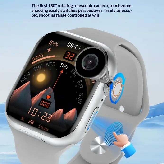 New CD20MAX Smartwatch With Fingerprint Unlock
