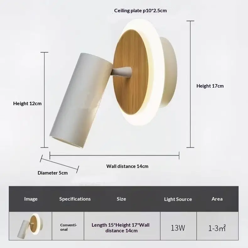 Simple Swivel Bedside Lamp For The Living Room