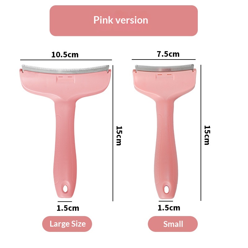 Pet Macaron Curved Blade Hair Removal Comb