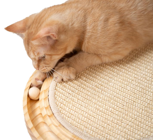 Solid Wood Cat Toy For Playful Pets