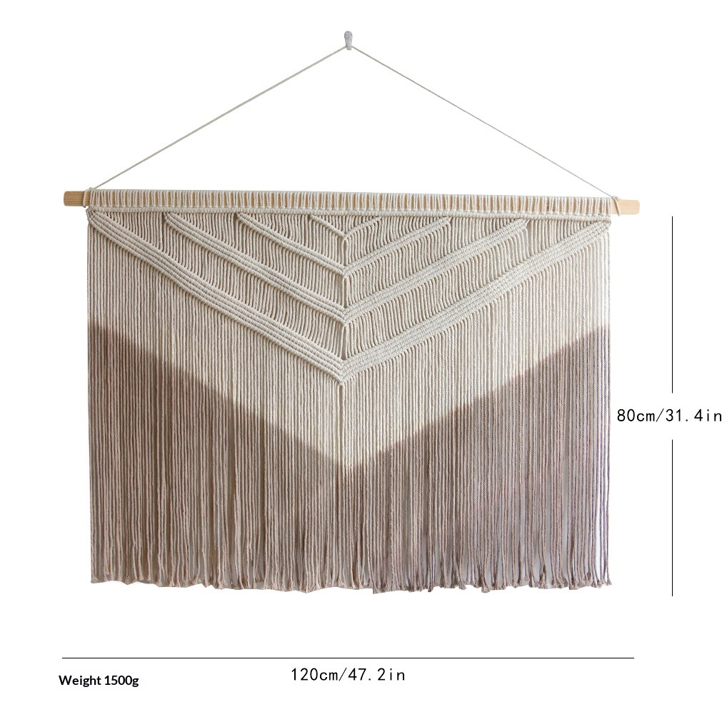 Nordic-style Handwoven Wall Tapestry For Home Decor