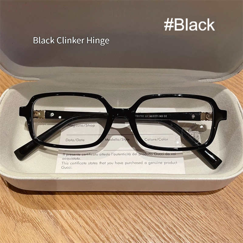 Womens Retro Small Square Plain Glasses Frame