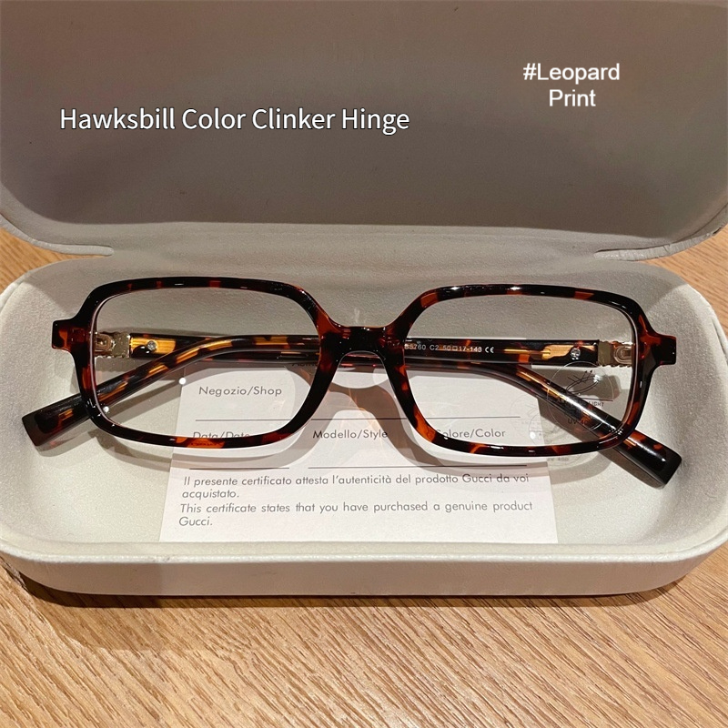 Womens Retro Small Square Plain Glasses Frame - Image 6