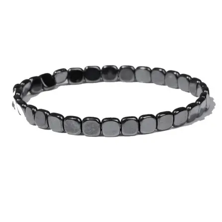 Natural Stone Crystal Hollow Bead Men's Bracelet