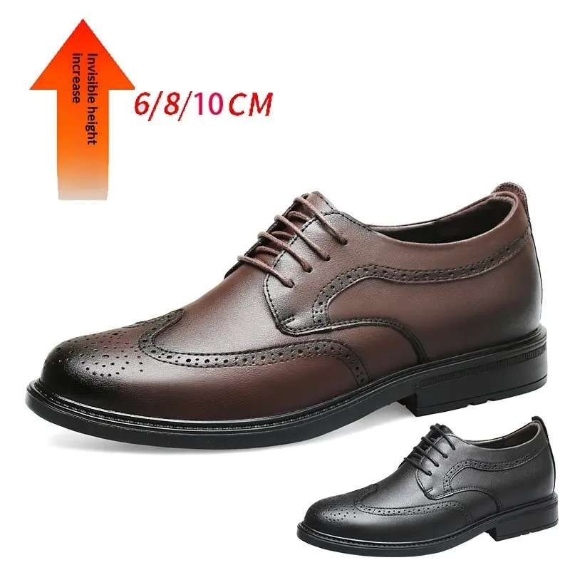 Business Formal Thick-soled Invisible Height-increasing 8cm Casual