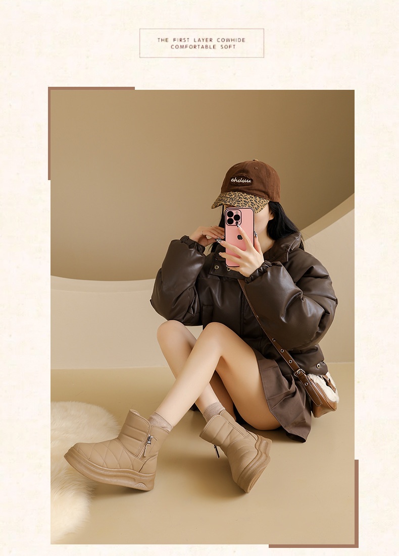 Women’s Warm Fleece-Lined Snow Boots