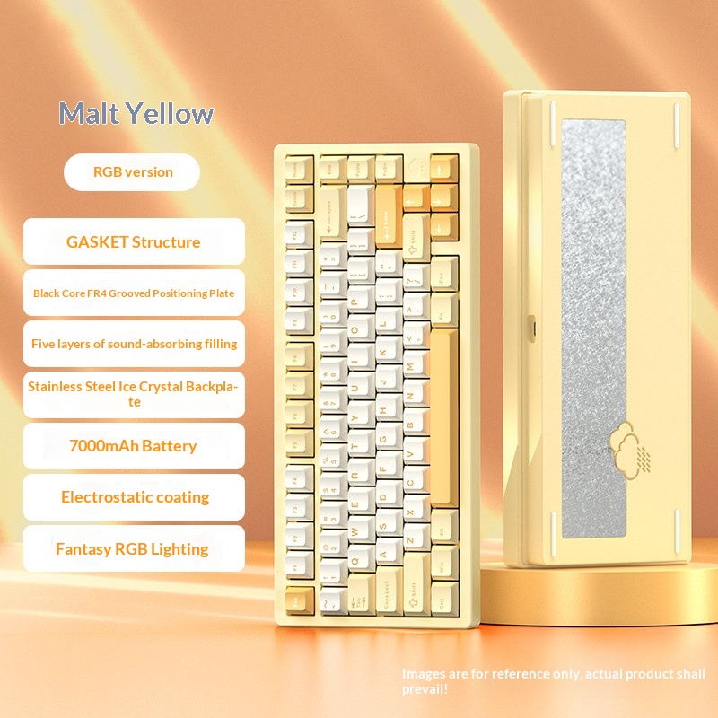 Custom Mechanical Keyboard With A Hefty Aluminum Build Wireless Bluetooth And GamingEsports Features