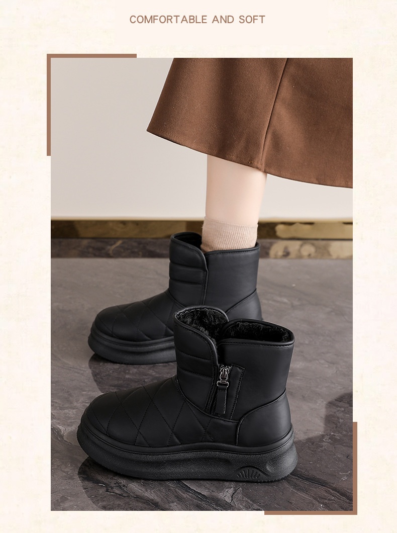 Women’s Warm Fleece-Lined Snow Boots