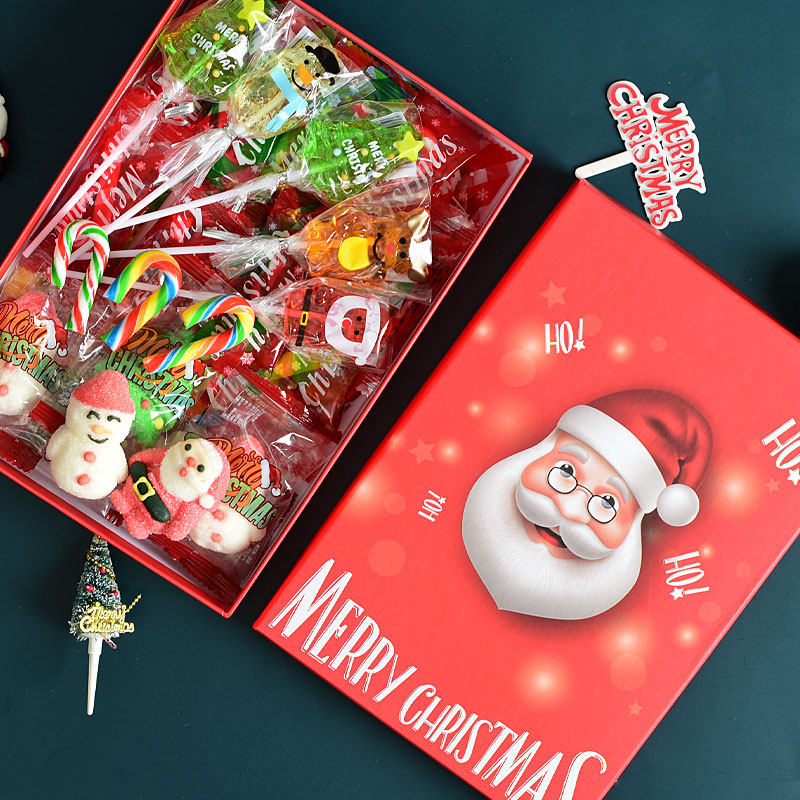 Lollipop Marshmallow Candy Cane Christmas Gift Box