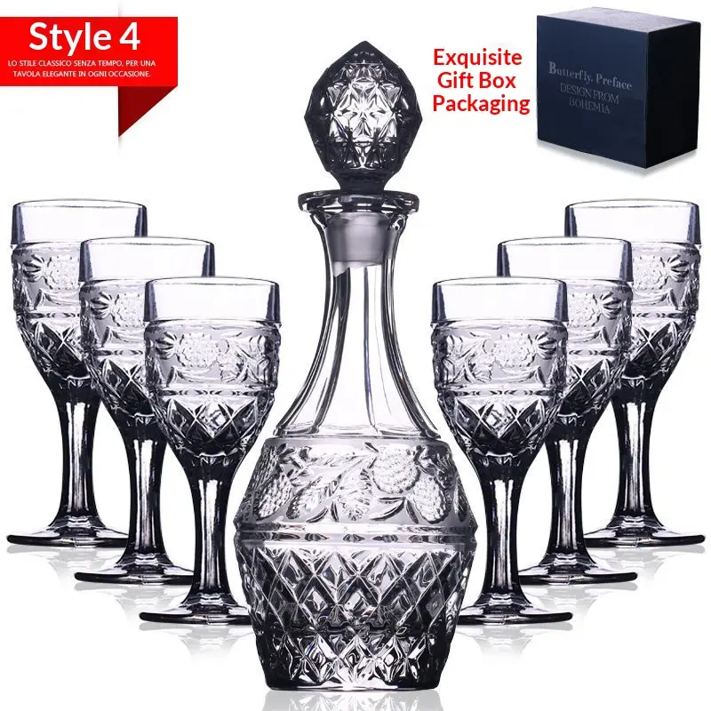 Creative Crystal Glass Liquor Glass Set