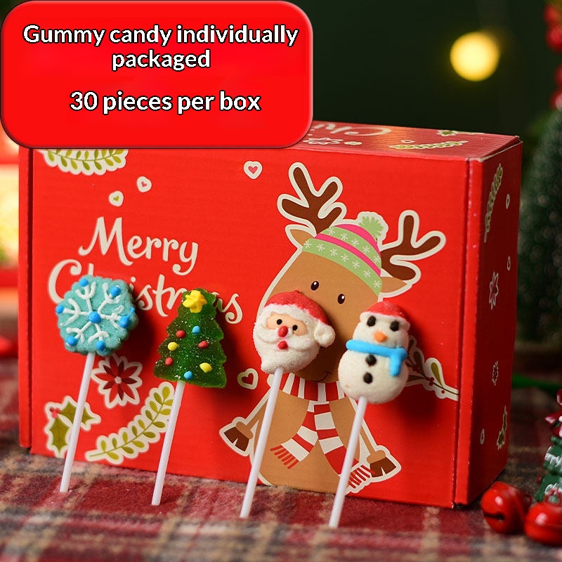Lollipop Marshmallow Candy Cane Christmas Gift Box 5