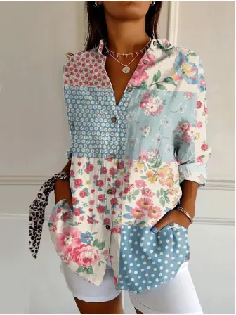 Women's Fashion Summer Pattern Printed 3D Shirt - Jm679-5Xl