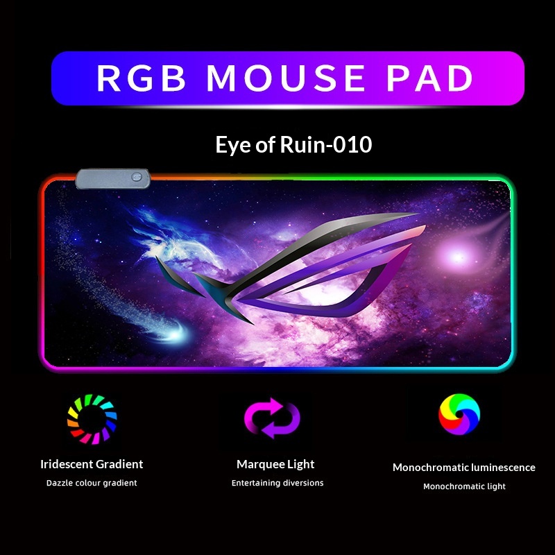 Anti-slip RGB-illuminated Mouse Pad 6