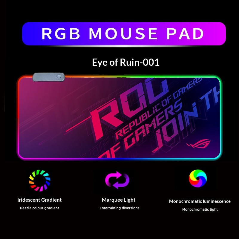 Anti-slip RGB-illuminated Mouse Pad 3