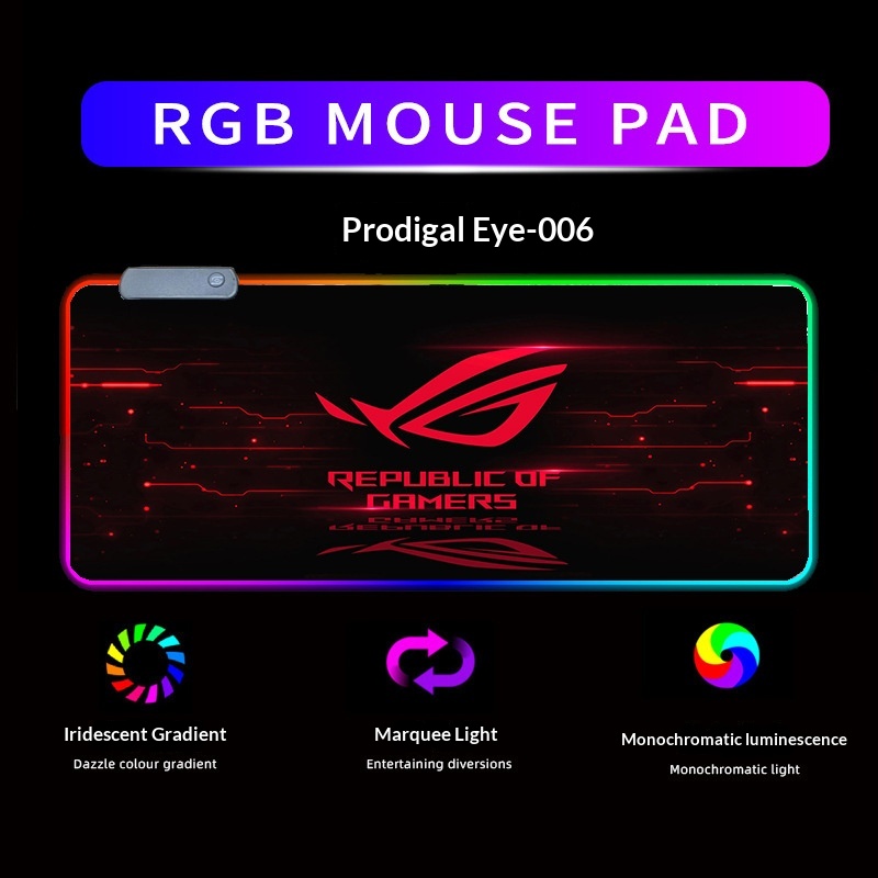 Anti-slip RGB-illuminated Mouse Pad 9