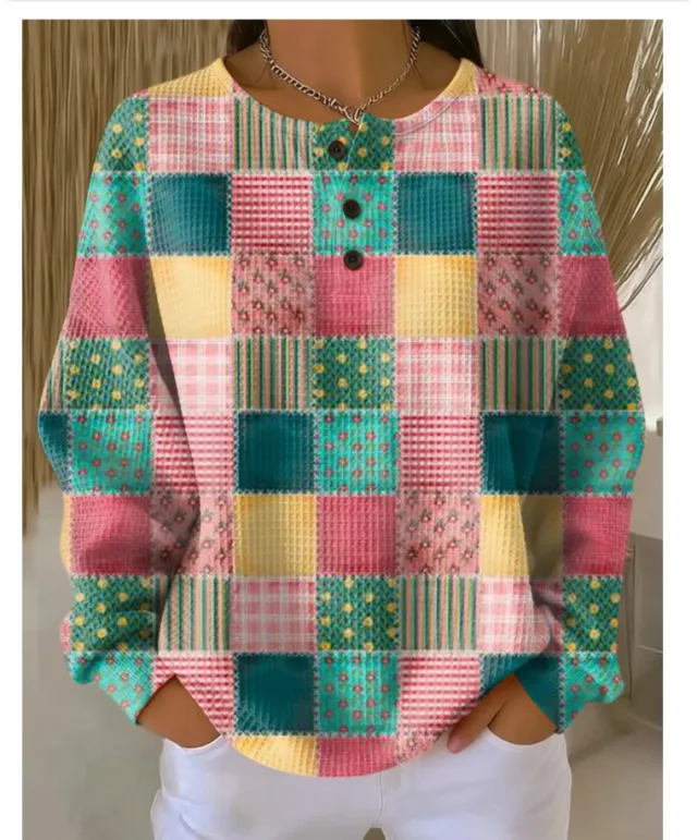 Woolen Button V Neck Women's Sweater Sh1102901010 3Xl - Shop at LoveMi