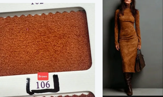 Womens Long sleeve Base Dress Brown - Shop at LoveMi