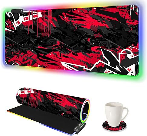 Gaming And Office USB RGB Backlit Mouse Pad 9