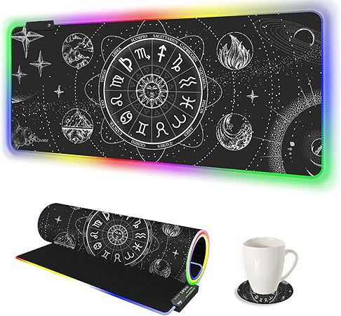 Gaming And Office USB RGB Backlit Mouse Pad 6