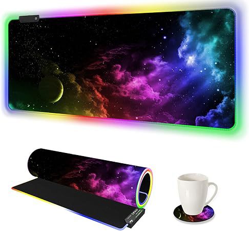 Gaming And Office USB RGB Backlit Mouse Pad 7