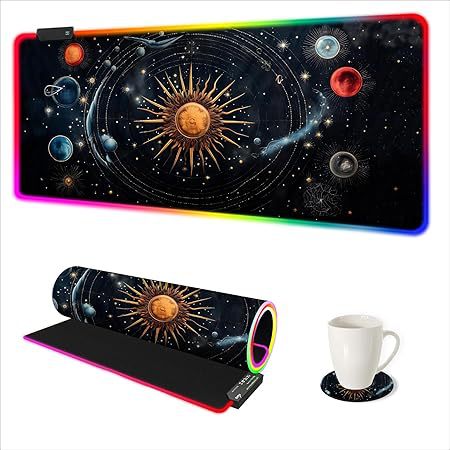 Gaming And Office USB RGB Backlit Mouse Pad 5
