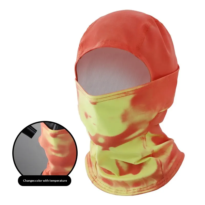 Temperature-Sensitive Breathable Color-Changing Balaclava