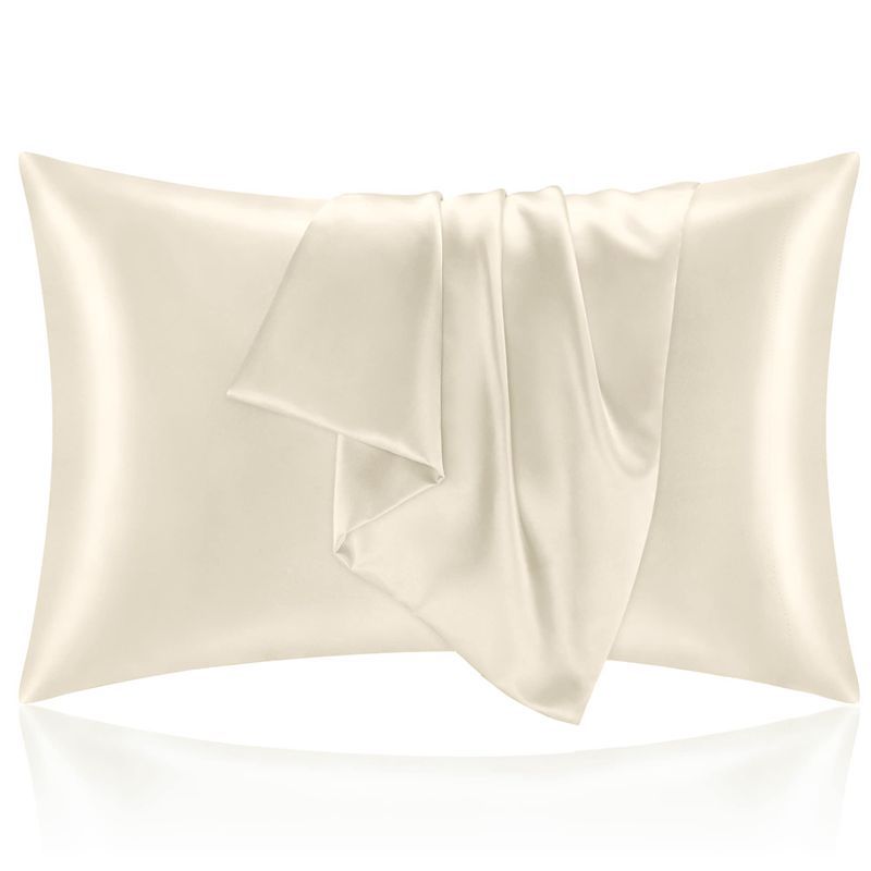 Solid-color Satin Rayon Pillowcase 18