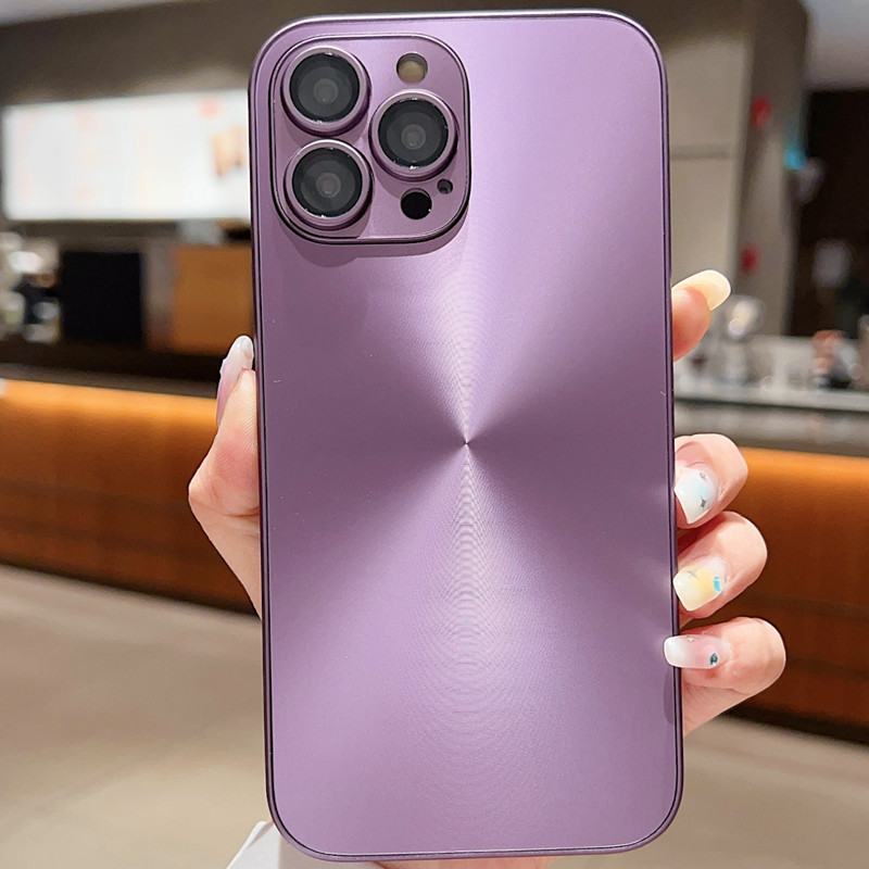 New Aurora CD Pattern Phone Case With A Simple Matte Finish