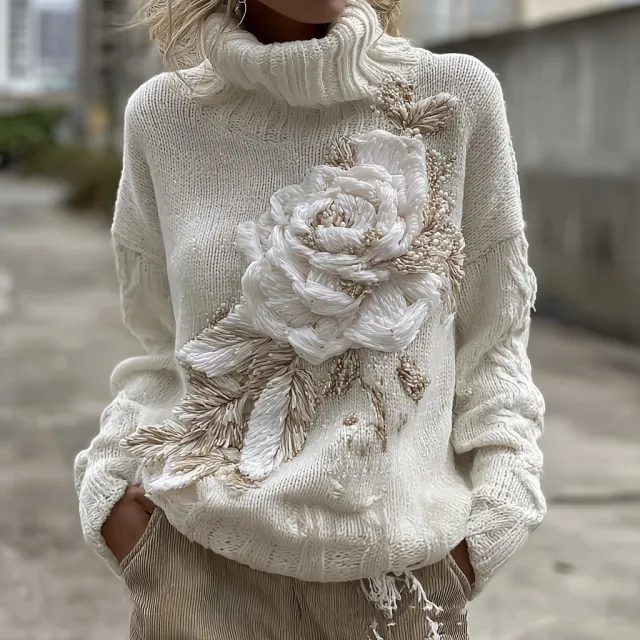 New European And American style Womens Printed Turtleneck Sweater Hoodie 17 Style S - Shop at LoveMi