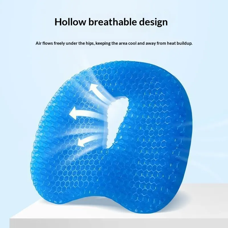 Jelly Honeycomb Silicone Gel Seat Cushion for the Office