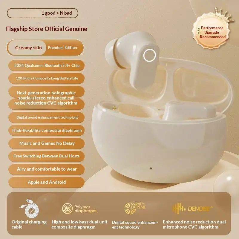 Bluetooth Wireless Noise-Canceling In-Ear Headphones