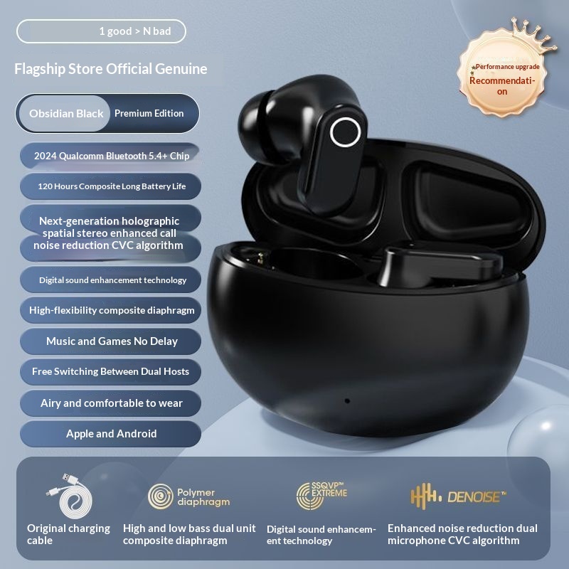 Bluetooth Wireless Noise-Canceling In-Ear Headphones