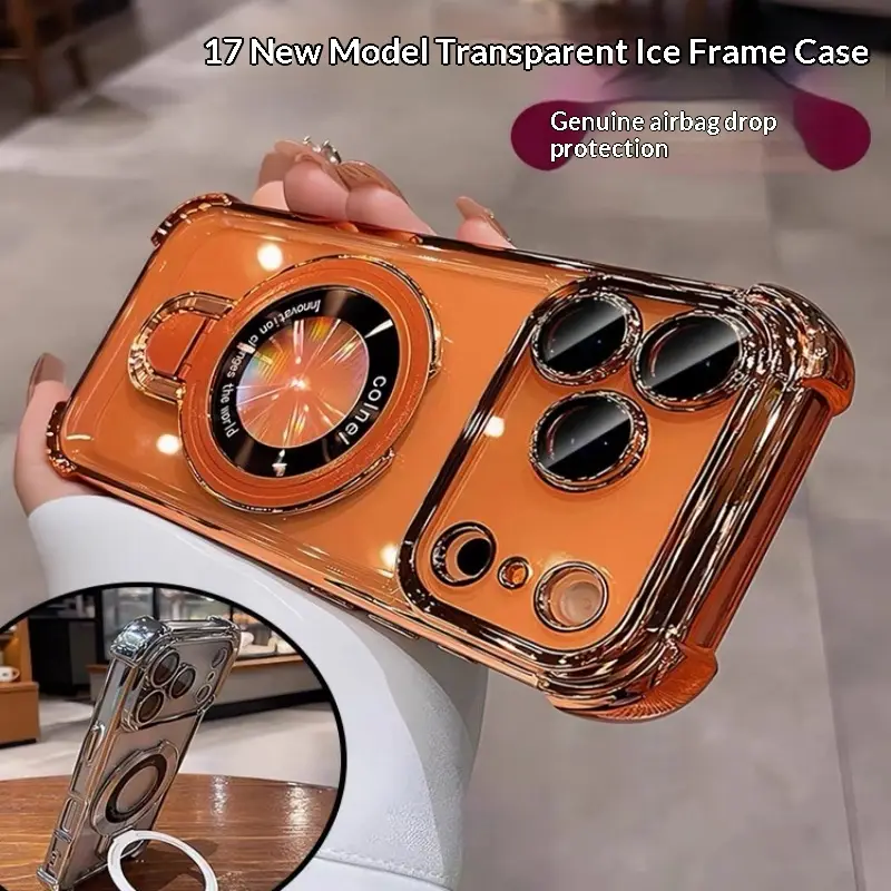 Magnetic Shockproof Phone Case With Bracket