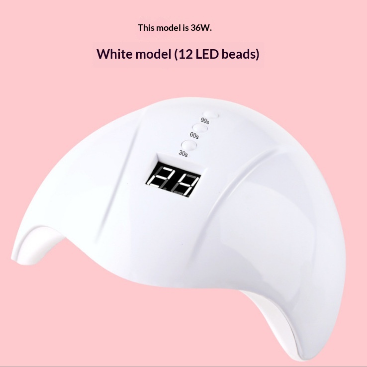36W Nail Art UV Curing Lamp With Display Screen And Motion Sensor