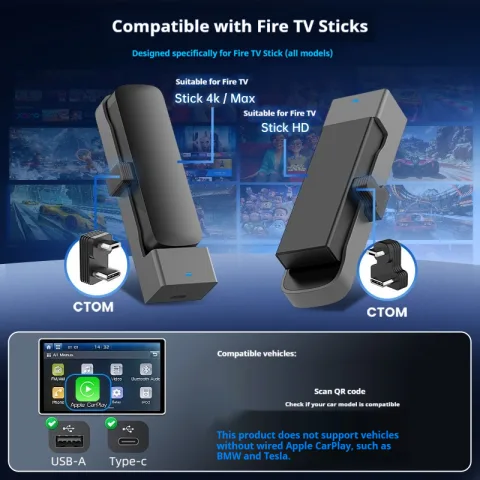 HDMI Adapter Compatible with Fire TV Stick