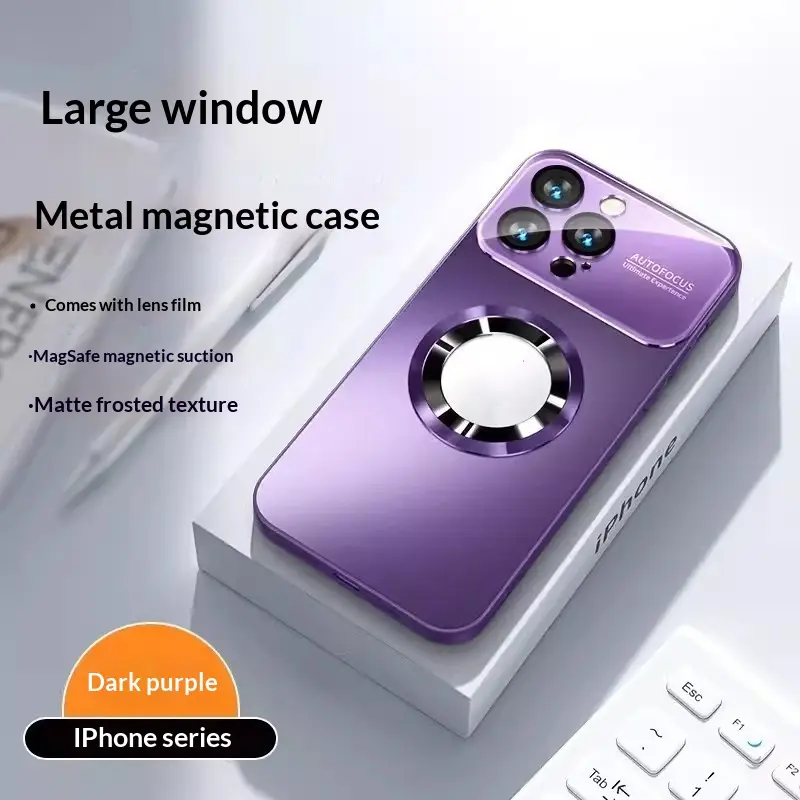 Large-Window Magnetic Phone Case Protective Cover