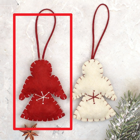 Hand-sewn Wool Felt Snowflake Socks And Elk Pendants 8