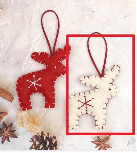 Hand-sewn Wool Felt Snowflake Socks And Elk Pendants 10