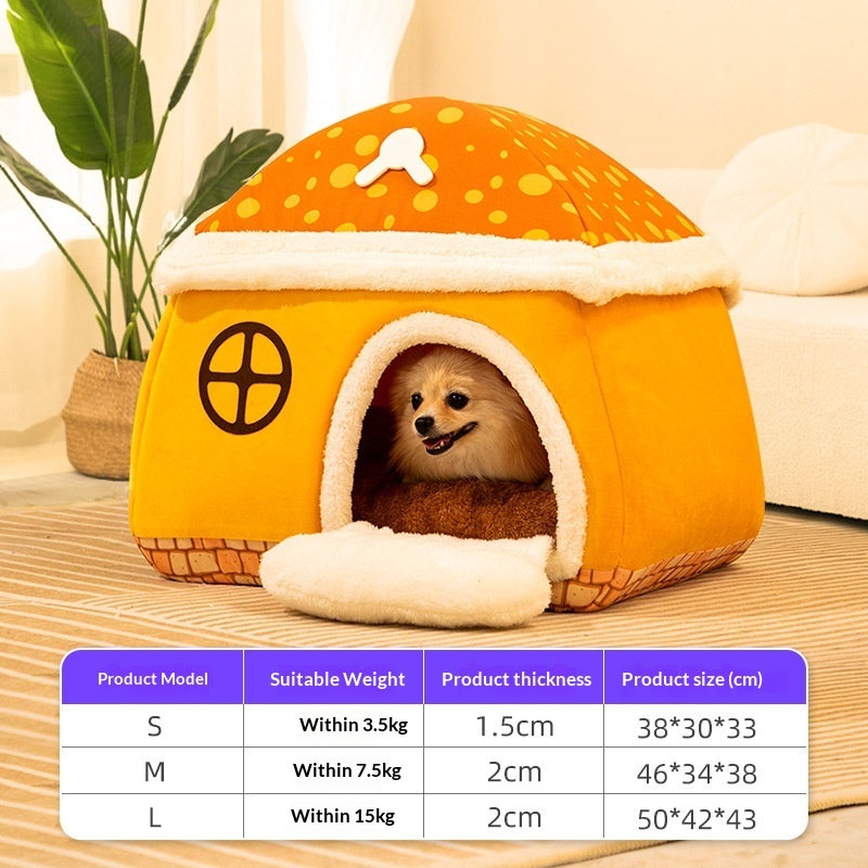 All-season Detachable And Washable Indoor Dog House