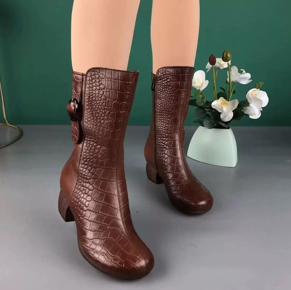 New Fallwinter Velvet-lined Fashion Boots