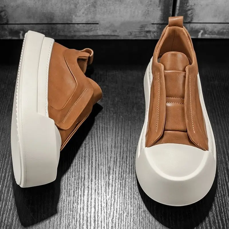 New Autumn Leather All-Match Trendy Casual Shoes For Men